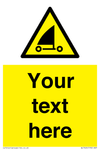 Custom Warning sand yachting